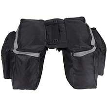 Bolsa de alforjas, bolsa de bicicleta de asiento trasero de bicicleta impermeable Bolsa de bicicleta alforjas Bolsa de bicicleta de montaña de carretera doble multifunción Pannier Bolsa(default) - Multicolor - Ver 2