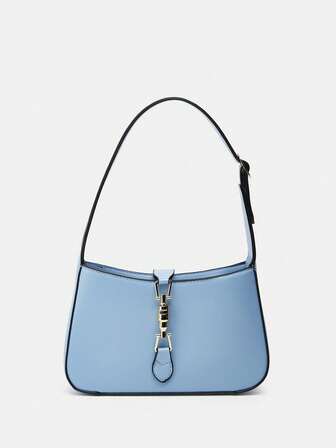 这款时尚百搭的高端轻便法棍包，配有可调节肩带、独特搭扣，尽显优雅气质。适合外出、约会、拍照、通勤/工作、度假、旅行以及日常使用。