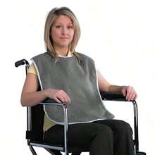 1 pieza Babero impermeable multiusos para personas mayores, discapacitadas, comida, pañuelo de enfermería para adultos - Multicolor - Ver 8