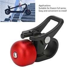 Timbre de Bocina para Manillar de Bicicleta, Aleación de Aluminio de Sonido Nítido de Timbre de Scooter Ligero para Scooter Eléctrico(Rojo) - Multicolor - Ver 4