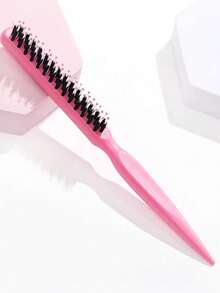 1pc Hair Styling Comb, Teasing Comb With 3 Rows Of Teeth For Voluminous Hairstyles - Multicolor - View 9