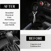 Shift Knob Hoodie, Car Gear Shift Cover Hoodie Car Gear Shift Knob Cover Set Shifter Knob Hoodies Covers For Automatic Car Shifter