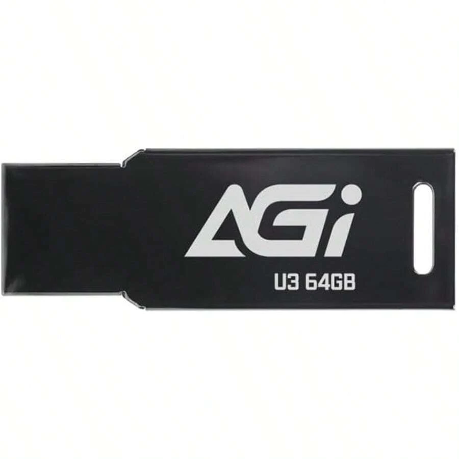 AGI USBメモリ 64GB USB3.2 USB Type-A 最大読み取り速度 120MB/s メタル 外付けメモリ 携帯便利 UP138 - 64GB+メタリック - チェックする 1