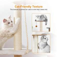 Dây thừng sisal trắng 50m/cuộn, Dây thay thế cho trụ cào móng cho mèo, Dây thừng cào móng cho mèo dày 4mm, Thích hợp cho trụ cào móng cho mèo, Cây, Bàn, Ghế, Bảo vệ đồ nội thất, Đồ thủ công DIY - 50 mét - Xem 5