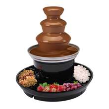 40W 3-Tier Stainless Steel Chocolate Fondue Fountain Machine, 1LB Capacity Electric Melting Waterfall Maker For Party Wedding Birthday Family Gathering - US A Type Plug(110-127V) - View 5