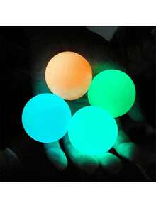 1pc Glow-In-The-Dark Sticky Ball, Can Be Used As , Sensory Ball, Adult Novelty Ball, Party Favor Bag, Prize Box, Perfect Birthday Gift - Multicolor - View 3
