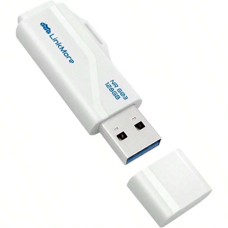 LinkMore NR35 128GB USBメモリ USB3.2 読込最大70MB/s - 128GB+キャップ式(NR G03) - チェックする 1