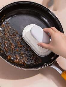 2757 Cleaning Brush Decontamination Bathtub Brush Ceramic Tile Brush Kitchen Stove Brush Pot Artifact Dishwashing Pool Sponge Brush - Multicolor - View 3