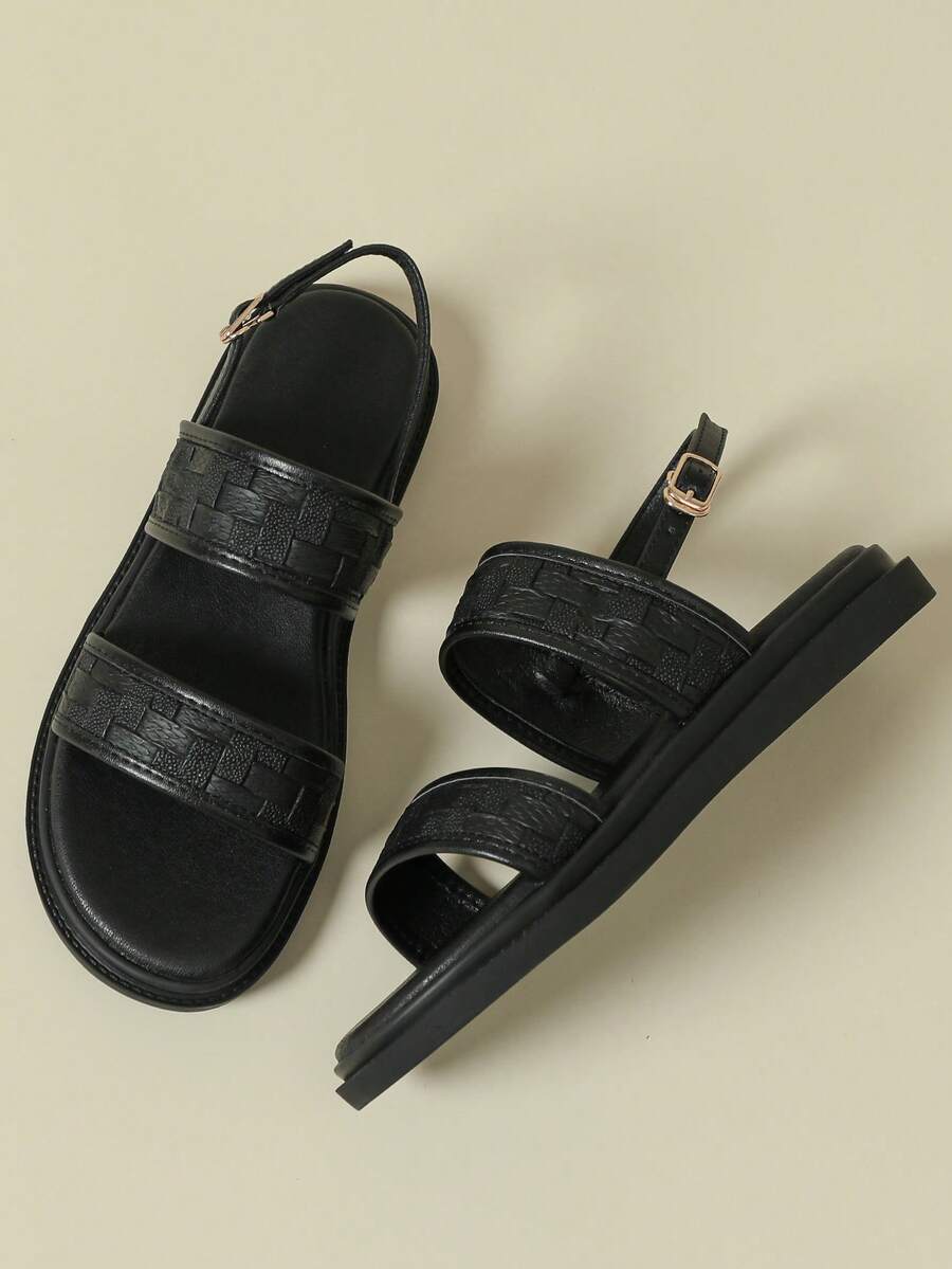 女士厚底搭扣凉鞋，复古波西米亚风露趾防滑舒适坡跟平底鞋，适合春、夏、秋季穿着，也适合海滩、休闲场合，尺码齐全（41-43码）。