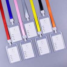 1 pieza Portaidentificación transparente para tarjeta de ruta de autobús - Multicolor - Ver 2