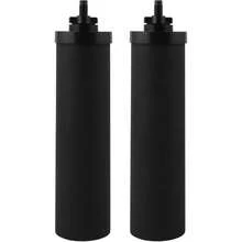 NSF 42 Certified Carbon Water Filter Replacement, BB9-2 Black Filter Elements, Compatible With Stainless Steel Countertop Water Purification Berkey Gravity Water Filter System, Pack Of 2 - 黑色 - 查看 1