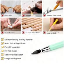 10支装无限铅笔，无需削尖，永不干涸，可爱无限笔，美术用品，学校文具，铅笔，文具，自动铅笔，铅笔，铅笔盒，自动铅笔，无限铅笔，文具，大学必备，铅笔，父亲节礼物，母亲节礼物，送给朋友的礼物 - 彩色 - 查看 11