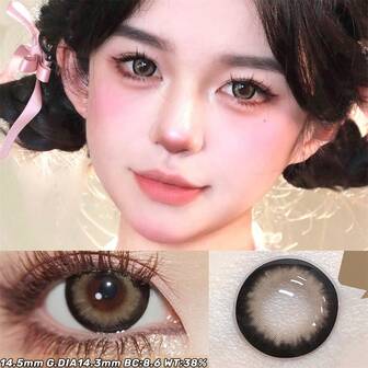 Morningcon Celia Eyes Big Beauty Pupil Kosmiska Kontaktlinser Liten Diameter Myopi Färgade Naturliga Kontaktlinser 2 Styck Sommarpresent För Flickor Ögonmakeup Årligen