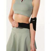 1pc Elbow Support Brace - Comfortable Sports Fitness Protector For Men And Women - Black - View 4