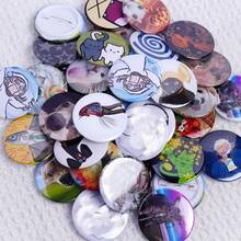 10/20/30枚随机44毫米/1.7英寸可爱徽章别针，时尚配饰纽扣装饰工艺新奇徽章别针，适用于背包、手提包、吊坠和服装装饰 - 彩色 - 查看 3