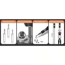 Multifunctional Mini Screwdriver Set, Ergonomic Non-Slip Handle, Universal Precision Electronics Repair Tool Kit, Computer Maintenance Screws, Holiday Gift