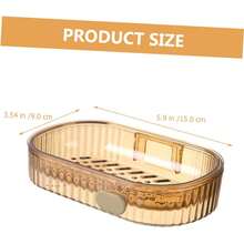 Jabonera: Jabonera de Pared con Orificio de Drenaje, Soporte deón Desmontable para Baño - 1 - Ver 5