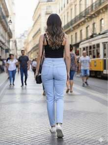 Women Jeans - Rửa nhẹ - Xem 2