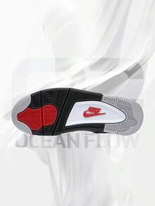 Jordan 4 Retro White Cement (2025)– Men's Lifestyle Sneakers – Shoes For Man -Vintage-Spring & Summer-Inspired Running Shoes, Shock-Absorbing Comfort, Gym To Streetwear Casual Wear-Easter Gift–FV5029 100 - Summit White/Fire Red-Tech Grey-Black - 查看 5