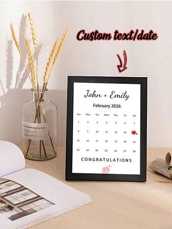 กรอบรูปภาพที่กำหนดเอง, กรอบรูปภาพที่ระลึกครบรอบที่กำหนดเอง, กรอบรูปภาพสีดำที่กำหนดเอง, ของขวัญกรอบรูปภาพที่กำหนดเอง, กรอบรูปภาพปฏิทิน, กรอบรูปภาพMinimalist ขาตั้งกรอบรูปภาพแขวนผนัง, ของขวัญสำหรับแฟน/แฟนสาว, สามี/ภรรยา