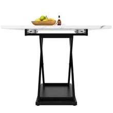Dining Tables - White+Black+MDF+Metal - View 11