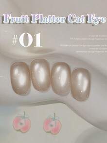 MIANEL 10毫升 冬季草莓美甲美白水果拼盘猫眼凝胶指甲油 2026 新款热销蓝紫绿玻璃珠指甲油 美甲沙龙专用 绿色指甲 蓝色指甲 白色指甲 DIY和美甲沙龙美甲用品 - 彩色 - 查看 4