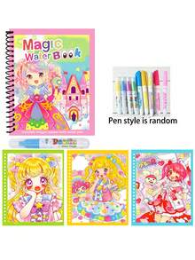 1pc Reusable Coloring Book, Coloring Book, Painting, Painting Toy - Multicolor - View 12