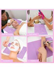 200/125/50/20/1pc Nail Art Table Mats Disposable Nail Paper Towels,Pink Waterproof 3 Ply Nail Art Paper 13" X 18" Pads For Nail Table Decoration Kit,Nail Art Accessories - Multicolor - View 11