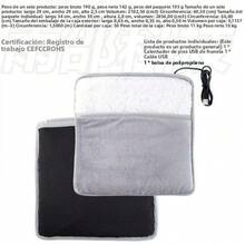 Calentador de pies con temperatura constante, almohadilla eléctrica para pies, calentador de pies sin agua, conexión USB, calefacción abdominal y de cintura. - Blanco - Ver 3