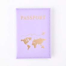 2026 New Smooth Skin PU Passport Cover Holder Wallet Case