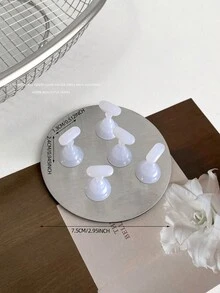 美甲装饰品，跨境热销圆形、方形、多边形金属磁性底座美甲展示架，指甲油架，韩式美甲用品，摄影道具，DIY配件