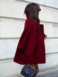 Women's Lightweight Casual Tweed Windbreaker Jacket, Brown Long Sleeve, Button Front Design, Lapel Collar, Machine Washable, Suitable For Elegant Parties, Office And Daily Wear, Casual Street Windbreaker. Suitable For Halloween, Christmas, New Year, Thanksgiving, Parties And Other Occasions.