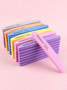 10/5/1pc Purple/Pink Multi-Size Sponge Nail File Set, Soft Sponge Nail Polishing, Easy To Grip, For Filing And Polishing Nails - Multicolor - View 11
