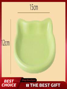 2 piezas Tazón de plástico multicolor para gatos, en forma de gato de dibujos animados, plato para mascotas amigable con los bigotes - Adecuado para comida seca/húmeda y agua - Fácil de limpiar, comida seca, aperitivos y comida enlatada húmeda, plato para almacenar residuos de huesos, plato para almacenar cáscaras de nueces. Rellenos de calcetines navideños, regalos, regalos divertidos, Ramadán, regalos personalizados - 300ml - Ver 8