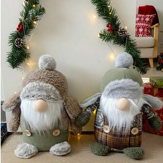 Christmas Sand-Filled Doorstop/Home Decor, Animal Shaped Doorstops - Cow, Dog, Cat, SantaOwl