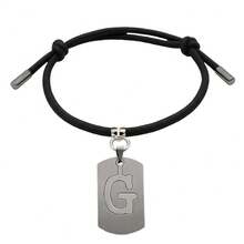 1 pièce Collier réglable pour chien de compagnie avec 26 charms de lettres majuscules, accessoire de décoration de nom de compagnie de mode, convient aux chiens petits/moyens/grands pour l'intérieur et l'extérieur - Multicolore - Voir 27