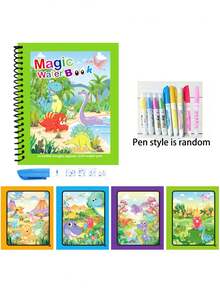 1pc Reusable Coloring Book, Coloring Book, Painting, Painting Toy - Multicolor - View 15