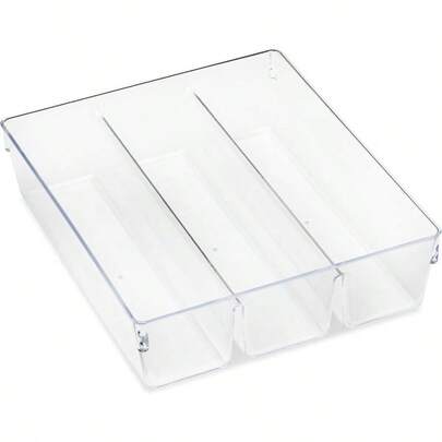 67897095 Clear 3SECTION DRAWER ORGANIZER