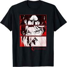 Castlevania Angry Eyes Group Panel Poster T-Shirt.jpg - Negro - Ver 1