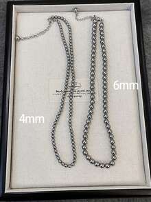 1件银灰色珍珠项链，女士多层复古简约颈链，优雅锁骨链，感恩节、生日、新年礼物