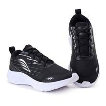 Women's Tennis Shoes, Men's Athletic Shoes, Adult Casual Comfortable Lightweight Soft EVA Sole For Training - 黑白 - 查看 4
