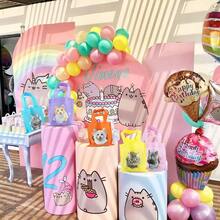 D20 PCS Cat Party Favor Bags Birthday Party Plies Pet Goodie Bags For Cat Theme Birthday Party Classroom Baby Shower Plies - 彩色 - 查看 5
