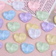 2pcs/5pcs/8pcs/10pcs/15pcs/18pcs New Pink Heart Shaped Magnetic Stickers, Cartoon Red Heart Plastic Fridge Magnets, Home Decor, Holiday Decoration, Gift, Fridge Decor, Kitchen Decor - Multicolor - View 10
