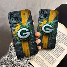 Funda con el logotipo de Los Angeles Rams, compatible con teléfonos ,  17,  16 Pro Max,  15 Pro Max,  13 y  12. Fabricada en TPU, ofrece protección contra golpes y caídas. Perfecta para aficionados al deporte, amigos, familiares, regalos para el día del partido y para celebrar la temporada de fútbol americano. - Negro - Ver 4