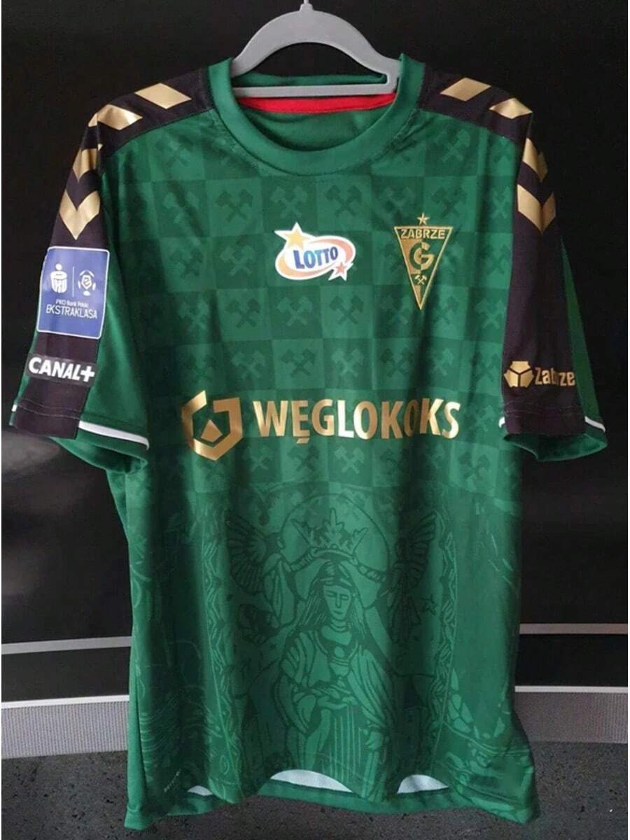 21-22 Ekstraklasa Gornik Zabrze camiseta de fútbol campeonato impresión 3d otoño deportes secado rápido camiseta para hombres ropa para niños - 1014-094-ZKB - Ver 1