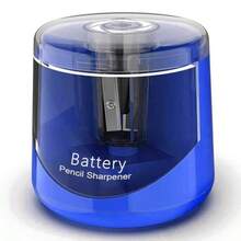 Battery Powered Electric Pencil Ener Small Battery Operated Pencil Eners Portable Fast En Suitable For 6-8mm No.2/Colored Pencils School Classroom Office Home PS-11 - Ps11PencilSharpener - View 1