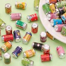 10/20/30pcs Miniature House Decor Set, Micro Proportion Mini Soda Can, DIY Micro Food Scene, Mini Resin Juice & Beverage Bottle Model, Micro Beer Bottle & Can Gift, Convenience Store Decor For Birthday, Graduation - Multicolor - View 5