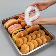 100/50/10pcs Oversized Food Preservation Cover, Cake Tray Food Tray Cover Film, Food Preservation Cover, Food Storage Room Storage Accessories, Kitchen Preservation Tools, Kitchen Restaurant Baking Room Dust Cover, Food Cover, Dust And Insect Proof Seasonal Preservation Tools, Spring Preservation Film - Multicolor - View 4