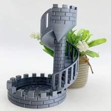 3D Printed Dice Tower Castle, Dice Tower Castle Game Prop, Home Desktop Decor - Multicolor - View 5