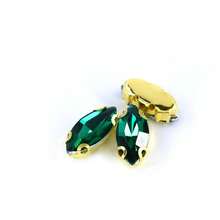 20pcs Marquise Type Gold Bottom D-Claw Glass Rhinestones 7*15mm Coat And Hats Shoes DIY Multifunctional Shiny Decorations Artwork Holiday Party Gift Giving Decorative Trimming Fashion Accessories - Multicolor - View 13